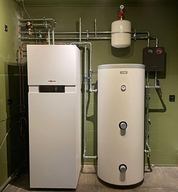 Viessmann Vitocal lucht/water warmtepomp installatie